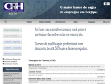 Tablet Screenshot of centralrh.com.br